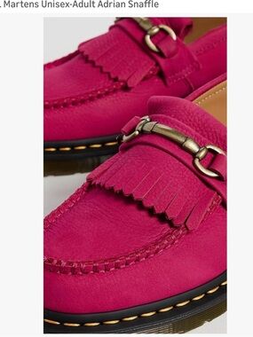 Dr. Martens UNISEX  Adrian Snaffle Loafers in Fuchsia